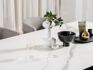 Maplecrest Fixed Dining Table Marmo Ceramic