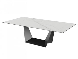 Maplecrest Fixed Dining Table Marmo Ceramic