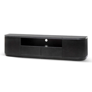 Cozoni 2m Veneer Top Entertainment TV Unit - Full Black