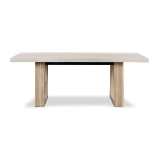 eTerrazzo 2m Rectangular Dining Table - Ivory