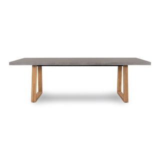 Savannah 2.4m Rectangular Dining Table - Grey & Light Honey