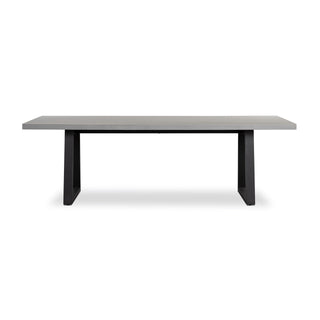 Savannah 2.4m Rectangular Dining Table - Grey & Black