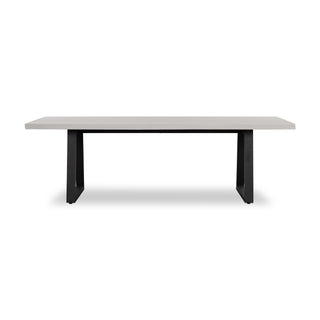 Savannah 2.4m Rectangular Dining Table - Beach & Black