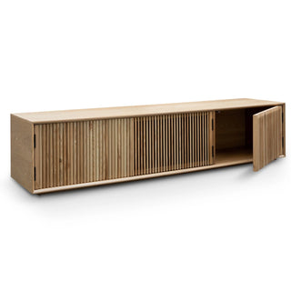 Natural Bliss 2m Entertainment TV Unit - Natural Ash Veneer