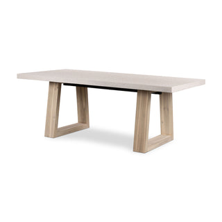 eTerrazzo 2m Rectangular Dining Table - Ivory