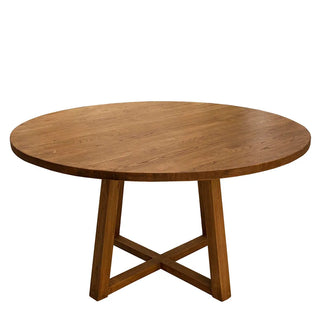 Denver Oak Round Dining Table -160cm