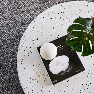 Maybelle Coffee Table - White & Black Terrazzo - Preorder