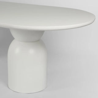 Olive Dining Table Oval 240cm White