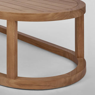 Weave Teak Outdoor Coffee Table