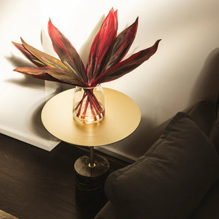 Lilli Side Table - Black & Red Marble