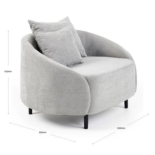 Freya Sofa Chair - Ash Grey