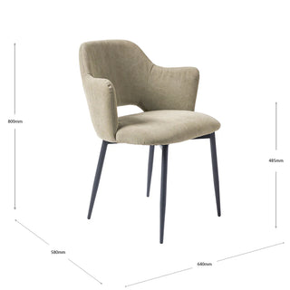 Carlisle Dining Chair - Light Green