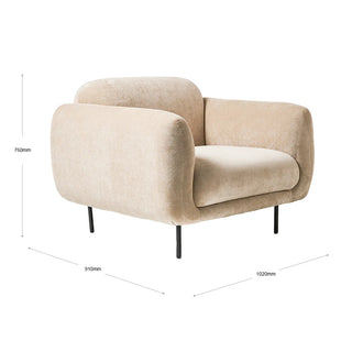 Nord Armchair - Rosseau Barley