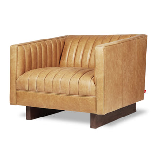 Wallace Leather Armchair - Canyon Whiskey