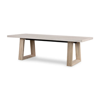 eTerrazzo 2.4m Rectangular Dining Table - Ivory