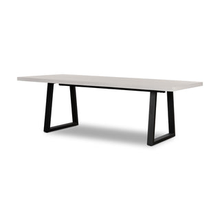 Savannah 2.4m Rectangular Dining Table - Beach & Black