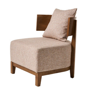 Arizona Occasional Chair - Babel Salmon/Walnut