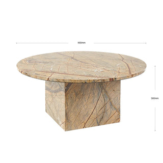 Vixen Coffee Table - Moka Marble