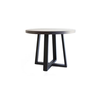 Nova 1.0m Round Dining Table - Black