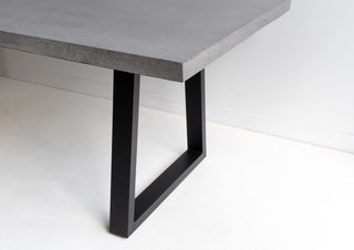 Savannah 2.4m Rectangular Dining Table - Grey & Black