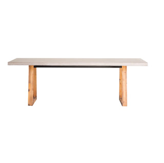 Savannah 2.0m Rectangular Dining Table - Grey & Light Honey