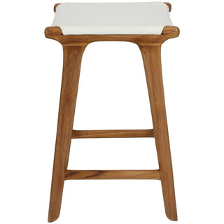 Marvin Backless Counter Stool White