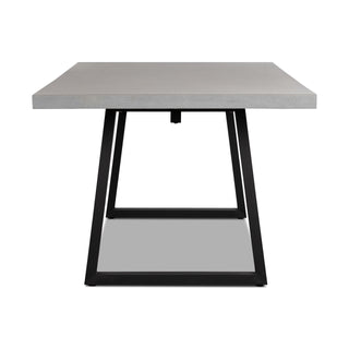 Savannah 2.4m Rectangular Dining Table - Grey & Black