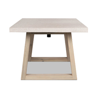 eTerrazzo 2.4m Rectangular Dining Table - Ivory