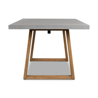 Savannah 2.4m Rectangular Dining Table - Pebble Grey & Light Honey