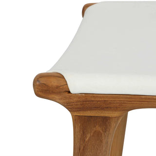 Marvin Backless Counter Stool White