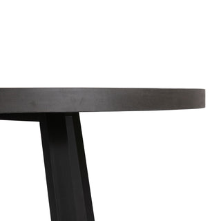 Nova 1.6m Round Dining Table - Black