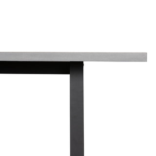 Savannah 2.4m Rectangular Dining Table - Grey & Black