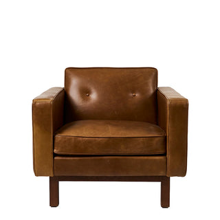 Embassy Armchair - Saddle Brown