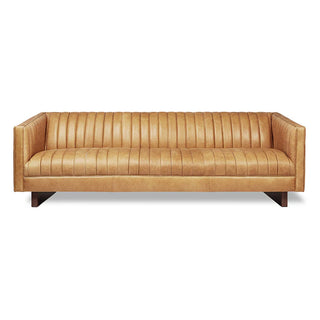 Wallace Leather Sofa - Canyo Whiskey