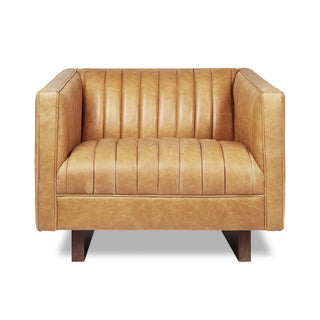 Wallace Leather Armchair - Canyon Whiskey