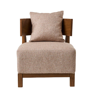 Arizona Occasional Chair - Babel Salmon/Walnut