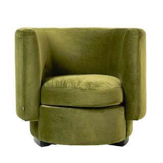 Arena Boucle Occasional Chair - Green Velvet