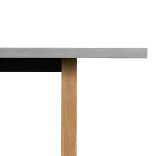 Savannah 2.4m Rectangular Dining Table - Pebble Grey & Light Honey