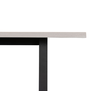 Savannah 2.4m Rectangular Dining Table - Beach & Black