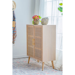 Westhaus Two Door Rattan Cabinet