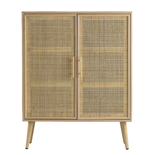 Westhaus Two Door Rattan Cabinet