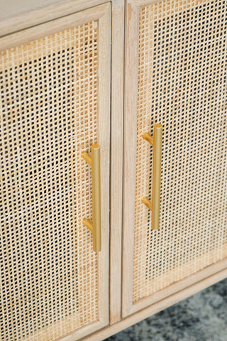 Westhaus Two Door Rattan Cabinet