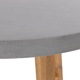 Nova 1.2m Round Dining Table - Grey & Light Honey