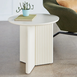 Odeon Wooden Round Round Side Table