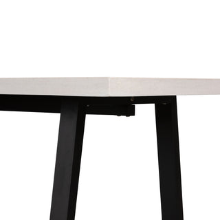 Savannah 2.4m Rectangular Dining Table - Beach & Black