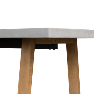 Savannah 2.4m Rectangular Dining Table - Pebble Grey & Light Honey