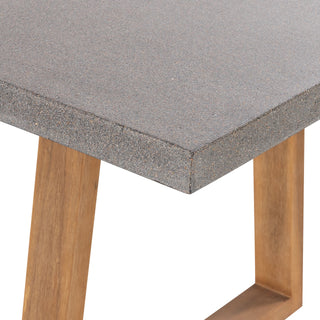 Savannah 2.4m Rectangular Dining Table - Grey & Light Honey