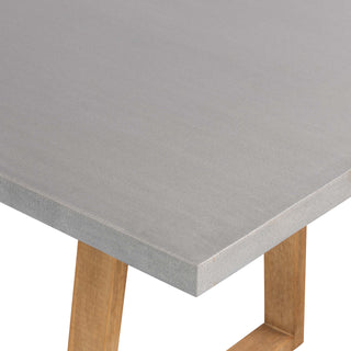 Savannah 2.4m Rectangular Dining Table - Pebble Grey & Light Honey