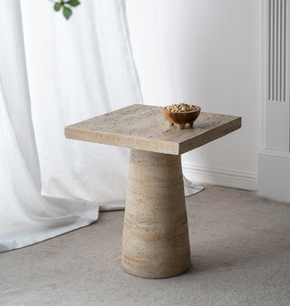 Ravenna cement square side table - 51cm