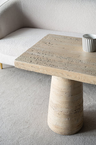 Ravenna cement square side table - 51cm